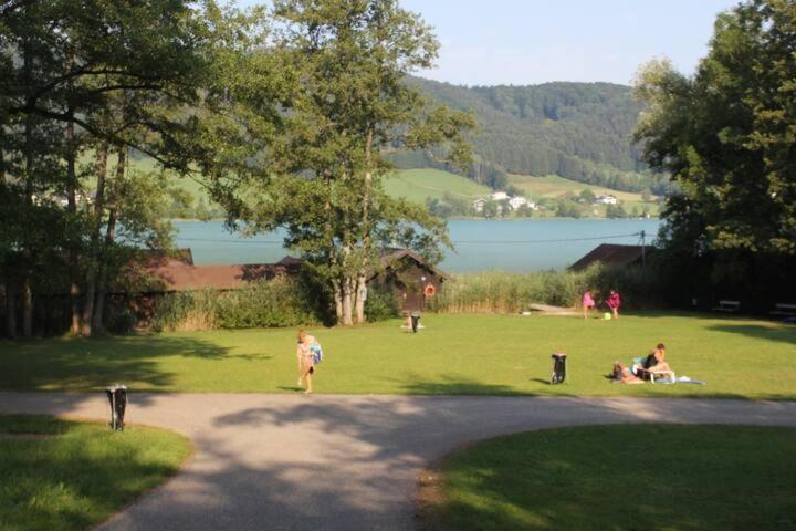 Wunderschoene Ferienwohnung Mit Seeblick Zell am Moos Eksteriør billede