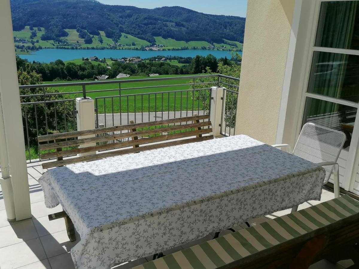 Wunderschoene Ferienwohnung Mit Seeblick Zell am Moos Eksteriør billede